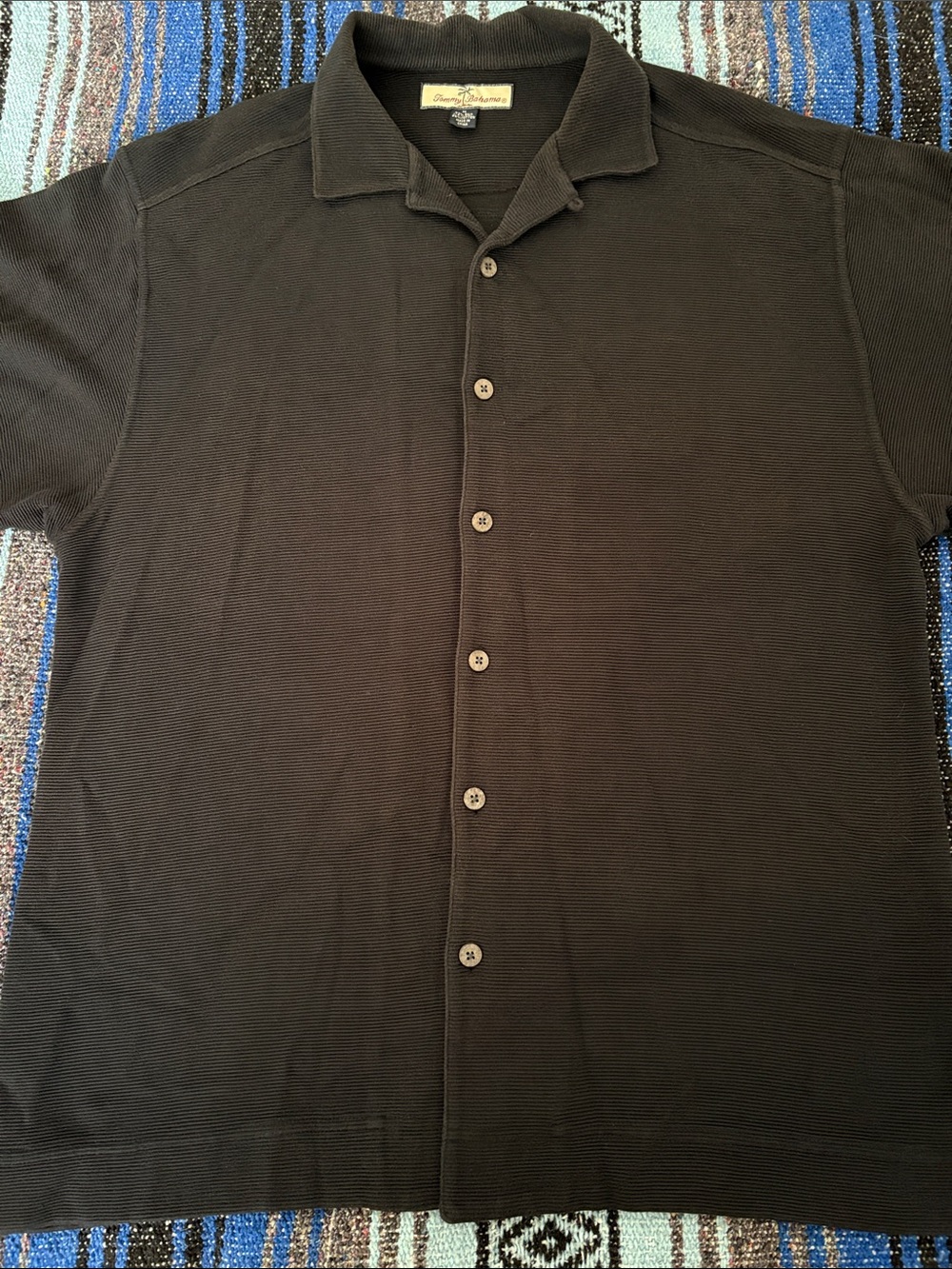 Tommy Bahama All Black Button Down Shirt